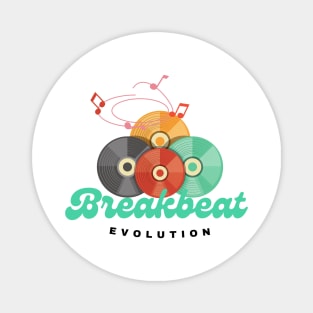 BREAKBEAT - Evolution (teal) Magnet